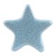Turquoise Star Crackle Ceramic Wine Bottle Stopper